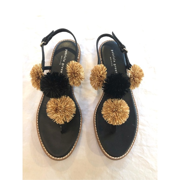 Patricia Green Shoes - Pom Pom Sandals